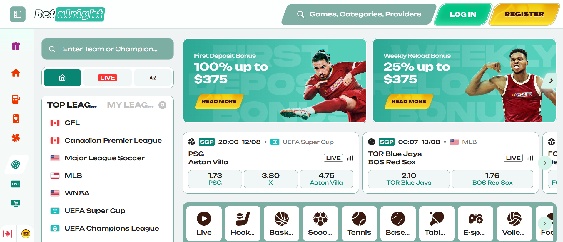 Betalright online casino